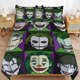thumbnail image 1 of Joker Bedding Sets Ultra Soft Skin-Friendly Duvet Cover 3 Piece, Cute Comforter Cover Bed Set for Boys Girls Kids, 1 of 5