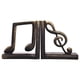 thumbnail image 4 of 2x Notas Musicales Boodends Regalos Navideños Resistentes Resina Para Estante Dormitorio Oficina Marrón, 4 of 5