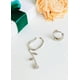 thumbnail image 3 of Pack Earcuff Rosa Argolla Unidad Plateada Piercing Moderno, 3 of 4