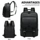 thumbnail image 3 of Mochila Urban De Cuero Ecológico Impermeable de Gran Capacidad, 3 of 8