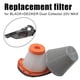 thumbnail image 2 of Filtro de repuesto para colector de polvo BLACK+DECKER 20V MAX, 2 of 6