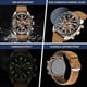 thumbnail image 3 of Reloj Hombre Cronógrafo 45mm Cuarzo Cuero Impermeable, 3 of 3