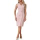 thumbnail image 2 of INSPIRE CHIC Vestido de Mujer Regreso a Clases Conjunto de Maestra Sin Mangas Solapa con Muesca Doble Botonadura Vestido Blazer de Oficina con Cinturón L Rosa, 2 of 6