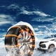 thumbnail image 3 of 10 cadenas de nieve universales antideslizantes para neumáticos, ajustables, para emergencias, para la mayoría de coches, camiones y SUV (2 unidades), 3 of 6