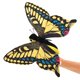 thumbnail image 1 of Mariposa de mano Folkmanis Swallowtail con forma de mariposa multicolor, 1 of 4