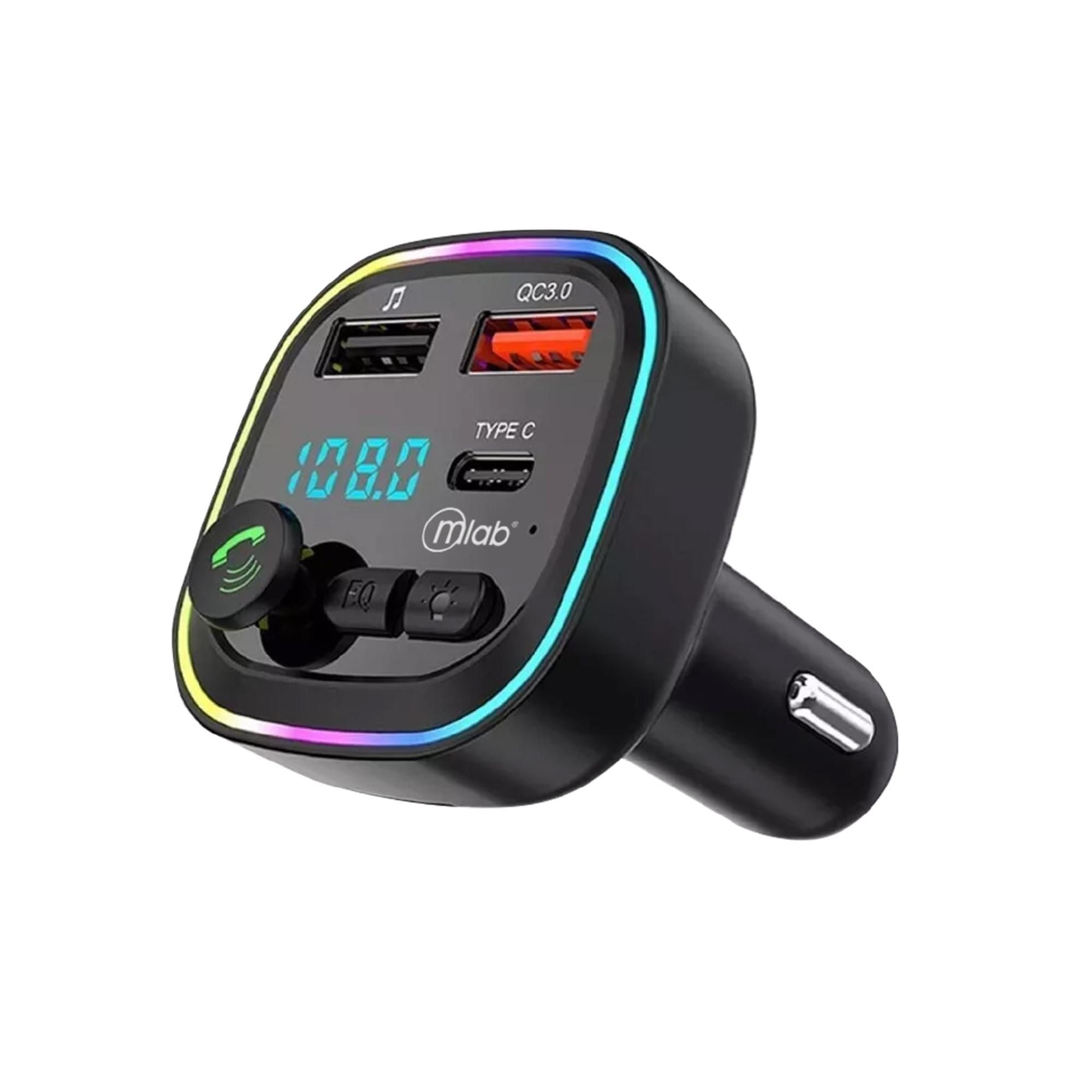 Mlab - Transmisor Fm Bt 12V-24V + Carg Rap 20W
