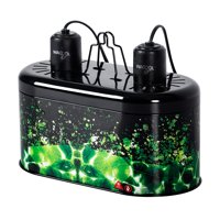 Lámpara Doble Reptile Dome Wacool Para 2 Bombillas De 150 W