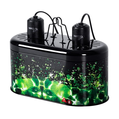 Lámpara Doble Reptile Dome Wacool Para 2 Bombillas De 150 W