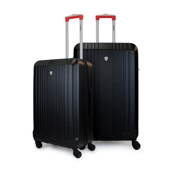 Pack 2 maletas M+L Olympia 20y23kg negra-roja