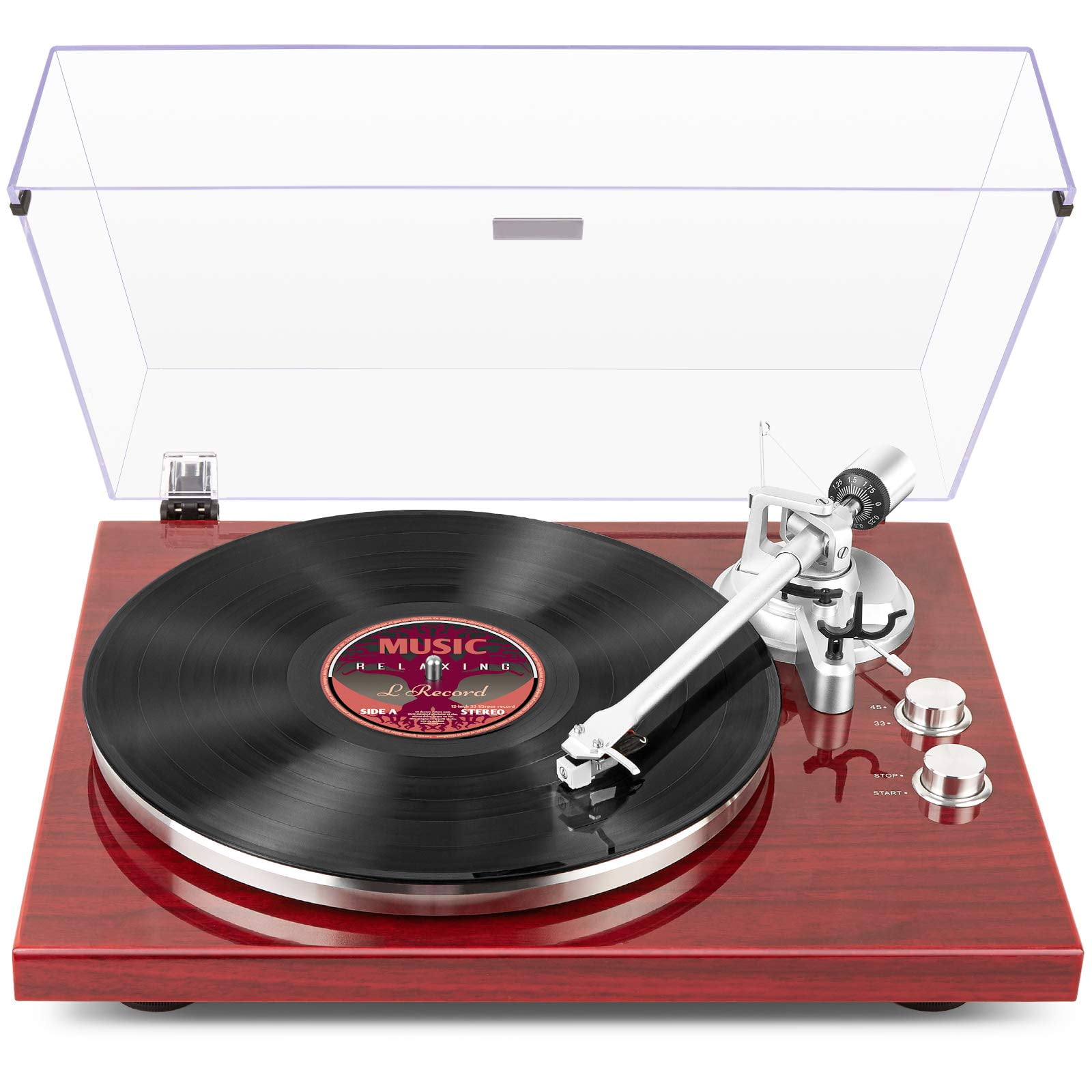 Tocadiscos 1byone Con Bluetooth Y Preamplificador Mm