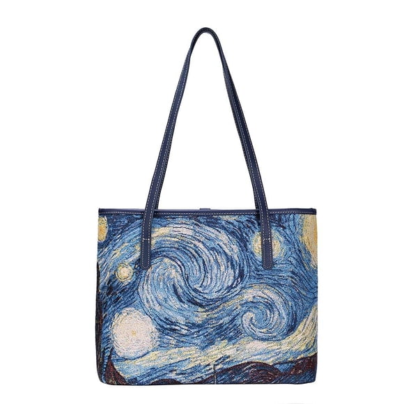 Bolso de hombro Signare Tapestry para mujer Van Gogh Starry Night