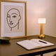 thumbnail image 2 of Lampara De Mesa Touch Led Recargable USB Dorada Pantalla Blanca, 2 of 3