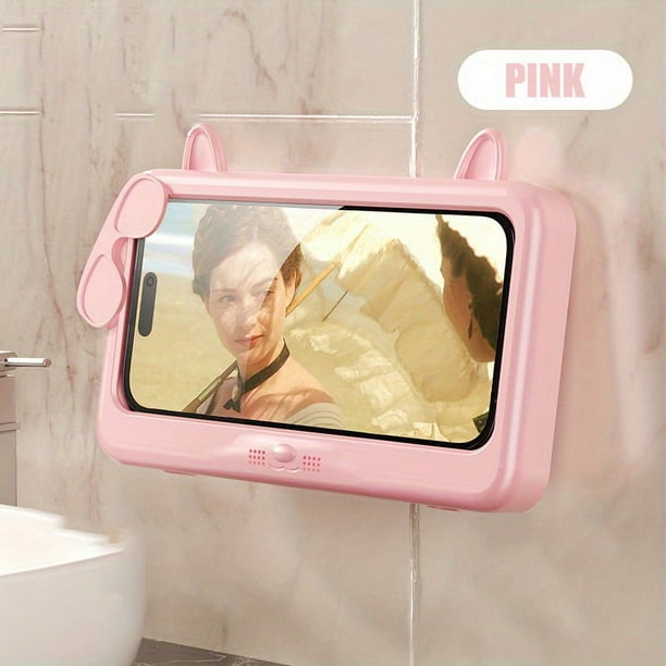 360 Degree Rotation Phone Holder Waterproof Phone Holder For Universal Phone For Bathroom, Kitchen