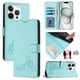 thumbnail image 5 of Funda tipo cartera FOXDOCK para iPhone 15 PRO MAX con soporte, ranuras, RFID, diseño de gato, 5 of 5