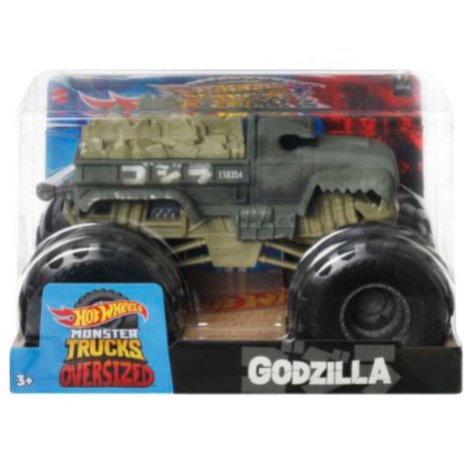 Mattel Hot Wheels Monster Trucks Oversized Godzilla