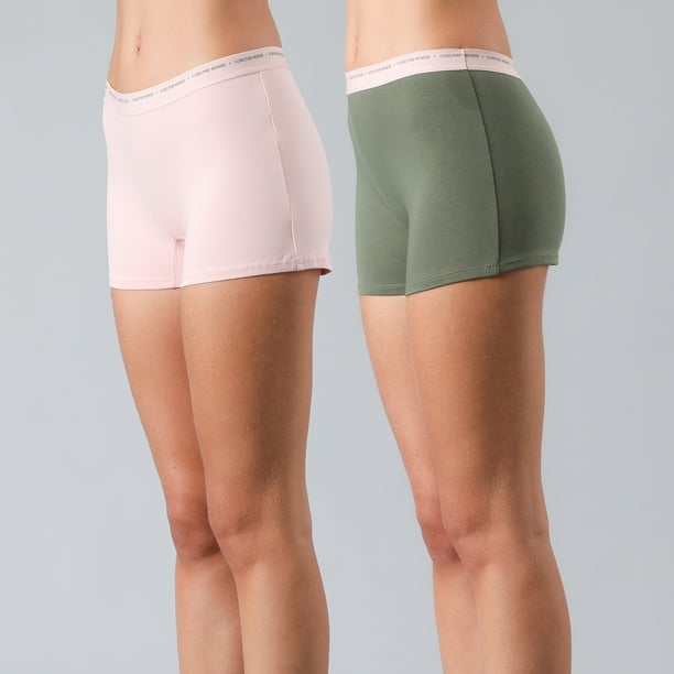 Pack 2X Boxer Algodon Logo Flores Mujer 25509-235