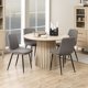 thumbnail image 3 of Silla De Comedor Fredda Gris Set De 4 Unidades, 3 of 6