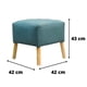 thumbnail image 2 of Pouf Alemania Verde Claro Pistacho Omega 42x42x42 cm, 2 of 3