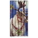 thumbnail image 1 of Cortina de ducha con diseño de reno navideño, juego de cortinas de baño con ganchos, tamaño 36 x 72 pulgadas, 1 of 3