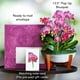thumbnail image 2 of Tarjetas desplegables de papel recién cortado Orchid Oasis Forever Flower, 2 of 9