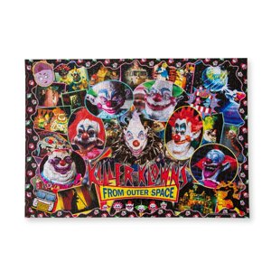 Toynk - Killer Klowns From Outer Space Kollage B 1000-Piece Jigsaw Puzzle For Adults | 28 X 20 Inches