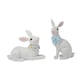 thumbnail image 1 of 2 Piezas Estatuas De Conejo De Pascua Lindas Figuras De Conejo De Pascua Para Oficina Interior Blanco, 1 of 5