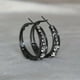 thumbnail image 5 of 1pair Men's Earrings Exquisite Explosive Style Wind Rhinestone Men's And Women's Earrings Large Circle Earrings Ear Jewelry, 5 of 5
