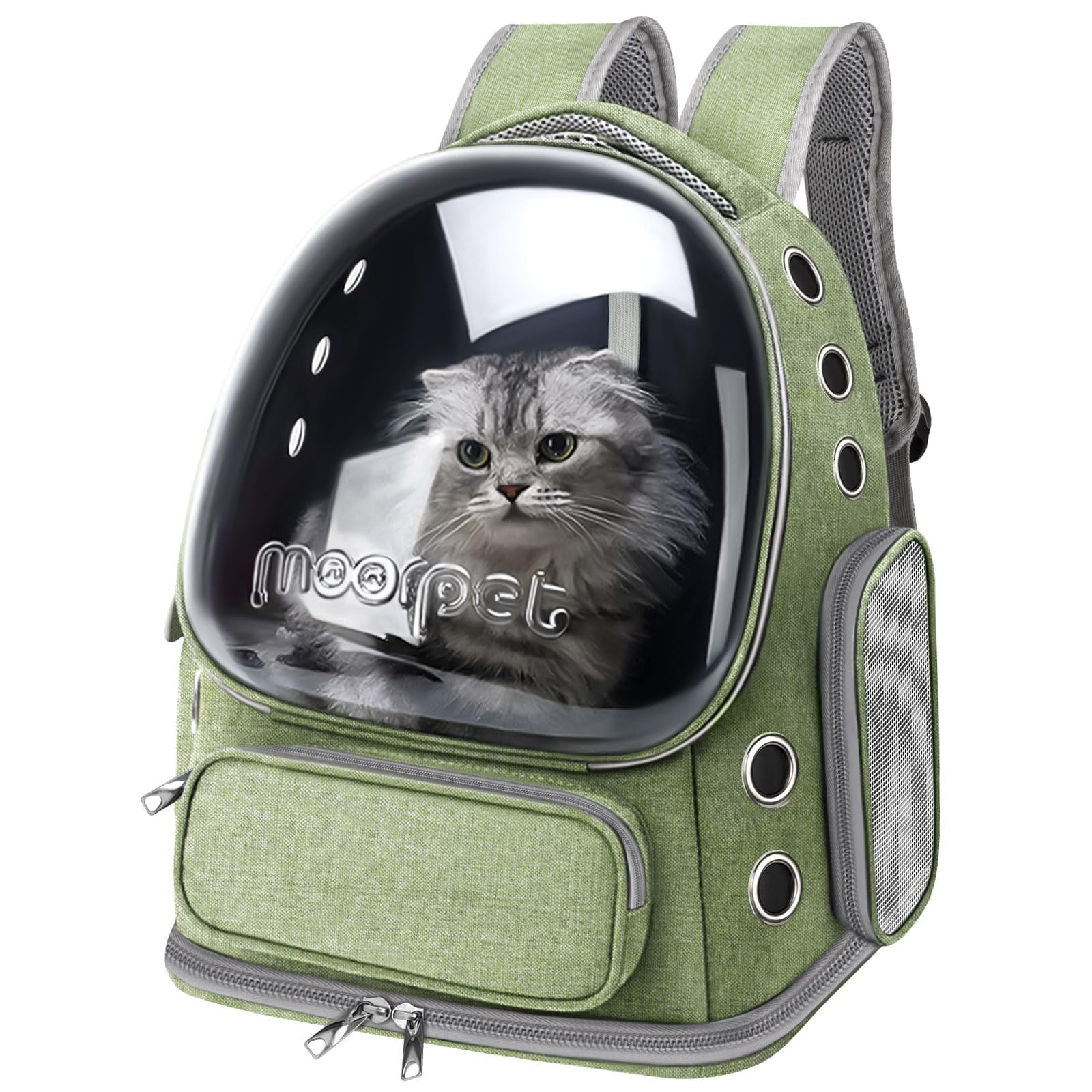 Mochila Transportadora Para Gatos Yunlinli, Transpirable, Plegable, 7,5 Kg