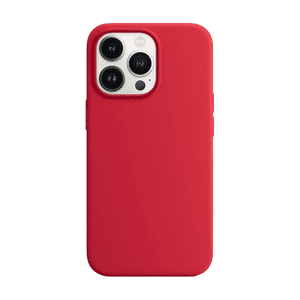 Genérico - Carcasa Silicona Iphone 14 Pro Max Rojo