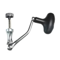 Ioensy - Mango De Carrete Giratorio, Accesorios De Pesca, Empuñaduras De Brazo Basculante De Pesca Con Mosca Resistentes, Color Negro