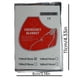 thumbnail image 1 of Outdoor First Aid Thermal Blanket 130*210 Double-Sided Silver Survival Blanket Sunscreen Blanket Emergency Blanket, 1 of 4