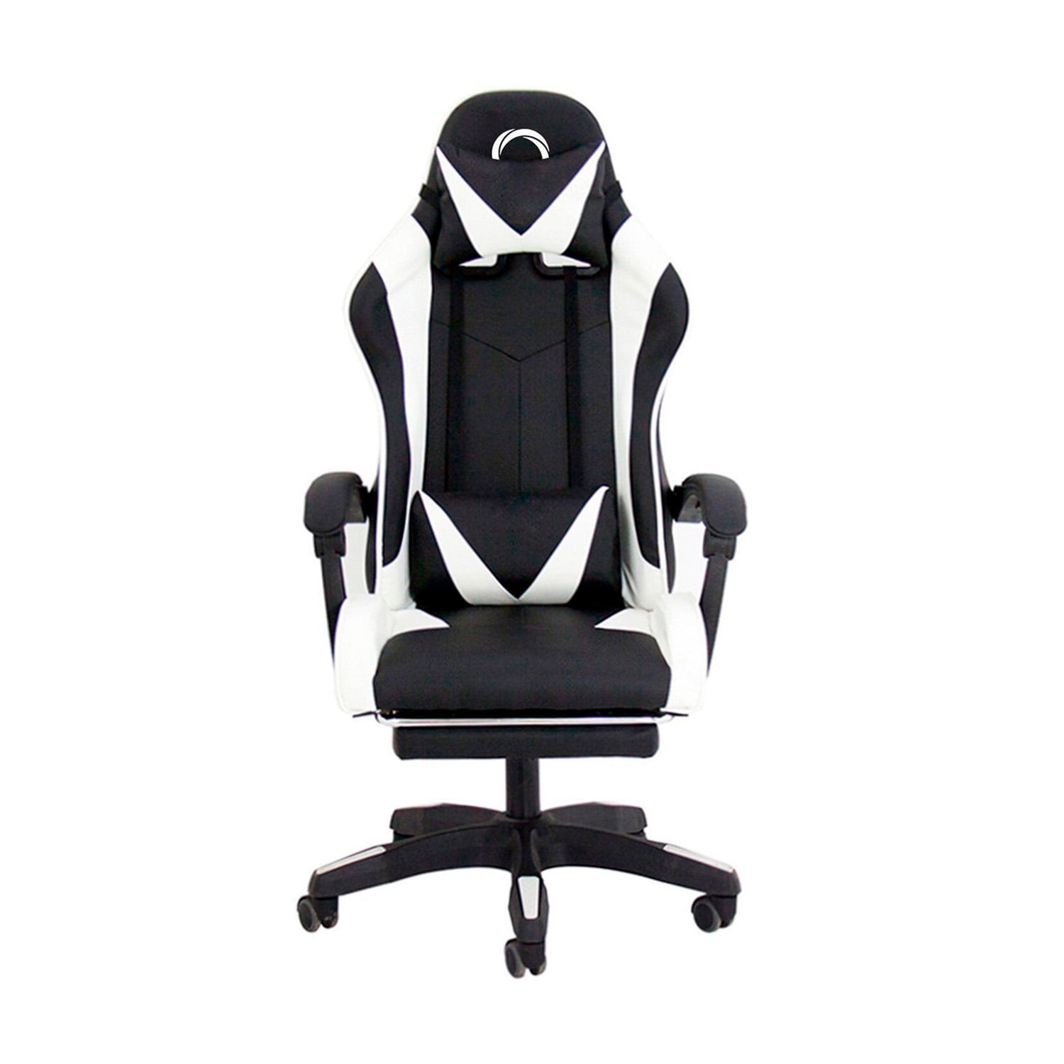 Silla Gamer Nibio Gc035 Reclinable 160° Apoya Pies Blanca