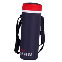 Magideal - Bolsa Más Fresca, Bolsa Portadora De Botella De Agua Aislada, Con Correa Ajustable, Funda Para Botella, Bolsa De Mano Para Bebidas Impermeable Para Vi Li Rojo