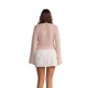 thumbnail image 3 of Chaleco Mujer Beige Loose Fit Look Crochet Calado Il Gioco, 3 of 3