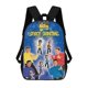 thumbnail image 1 of Wiggles-theme Backpack, Campus style schoolbag Bookbag with Adjustable Shoulder Straps And Large Zip Compartment, Unisex Travel Bags., 1 of 6