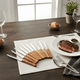 thumbnail image 2 of Cuchillos acero inoxidable cubiertos madera asado pack x12, 2 of 3