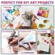 thumbnail image 5 of Plumas de pincel Creativepeak 24 colores vibrantes de punta suave, 5 of 8