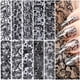 thumbnail image 1 of Lámina de transferencia de uñas SmallCat, 10 hojas, encaje negro, para bricolaje, 1 of 7