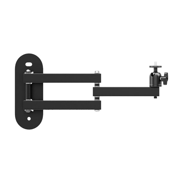 Soporte de pared para proyector de metal Soporte de techo para proyector con tornillo de 1/4" Soporte de brazo para proyector para sala de estar, mesi Biaxial 40cm