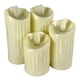 thumbnail image 1 of Pack 6 velas led luz cálida con pilas 5x11 cm blanco, 1 of 3