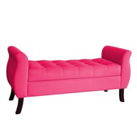 Genérico - Banqueta Baul Atenas Color Fucsia