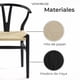 thumbnail image 2 of Silla Wishbone Madera De Haya Para Comedor Venhoouse Negra, 2 of 8