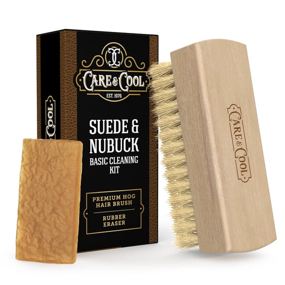 Kit de Limpieza Care & Cool para Gamuza y Nobuk con Cepillo y Borrador
