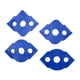 thumbnail image 2 of 4x Router Corner Radius Jig Enrutamiento De Esquinas Redondeadas Plantillas De Bits De Enrutador Azul, 2 of 5