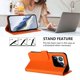 thumbnail image 4 of Funda Volteable con Diseño de Gato para Xiaomi 15T, Naranja, 4 of 6