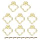 thumbnail image 1 of Uxcell 8Pack Tiradores de Anillo para Cajones, 2.1" Pomos de Anillo de Aleación de Zinc con Tornillos para Armario, Cajón, Tocador, Puerta de Armario, Cobre Mate, 1 of 6