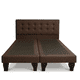thumbnail image 2 of Base Dividida + Respaldo 2 Plazas Aurelia Tela Chocolate, 2 of 3