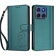 thumbnail image 3 of Funda Cartera Trébol para Motorola Edge 2025 5G con Ranuras Tarjetas y Carga Inalámbrica Verde oscuro, 3 of 6