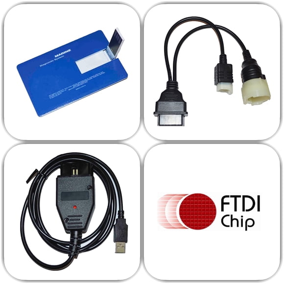 Kit de Cable USB de Diagnóstico moto-solution Suzuki SDS 8.50