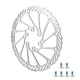 thumbnail image 1 of Rotor De Freno De Disco De Bicicleta Bloqueo Central Hueco De Acero Inoxidable Ligero Reemplazar 160MM B, 1 of 5